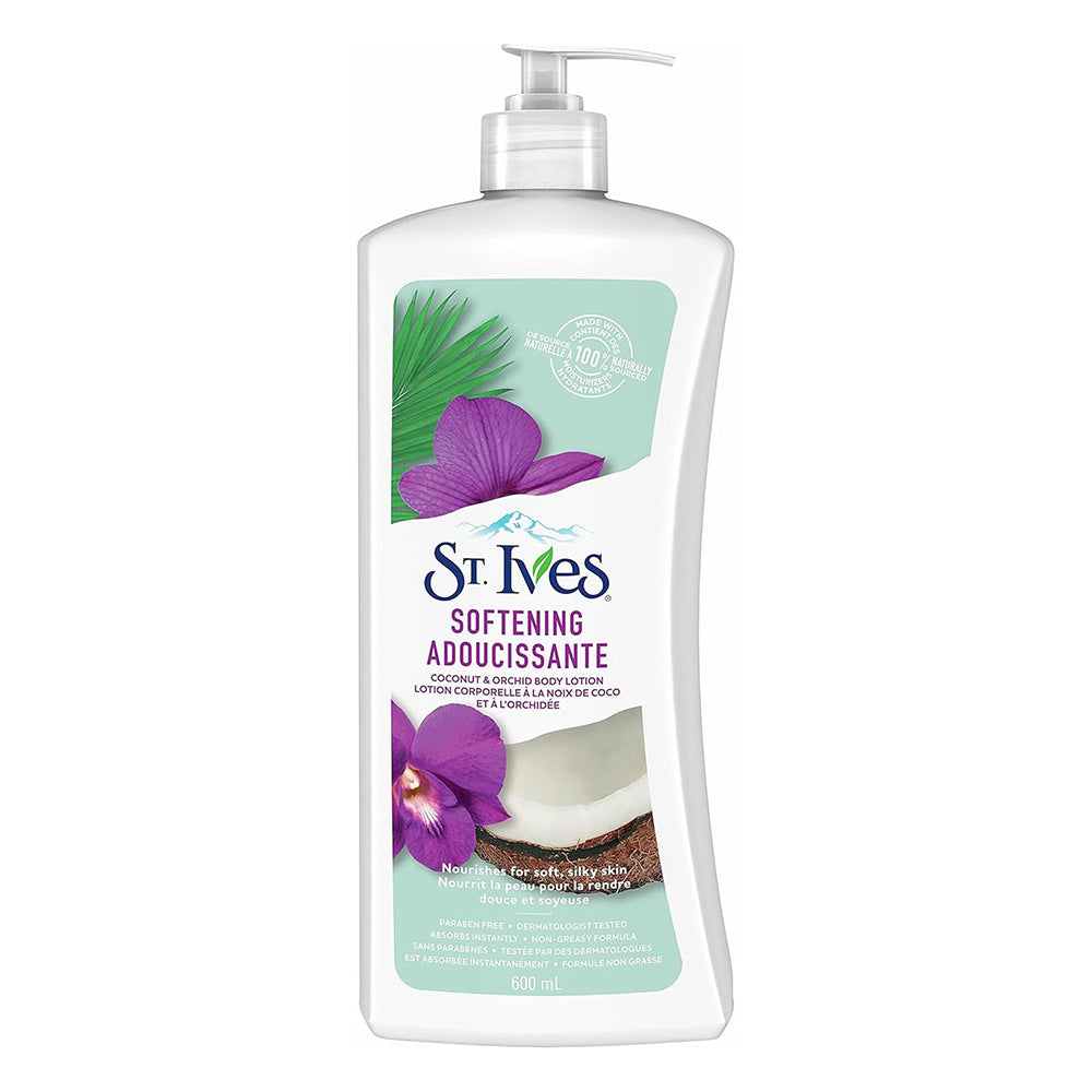 St. Ives Coconut and Orchid Body Lotion Hydrating Moisturizing Skin Care 20.28Oz (600ml)